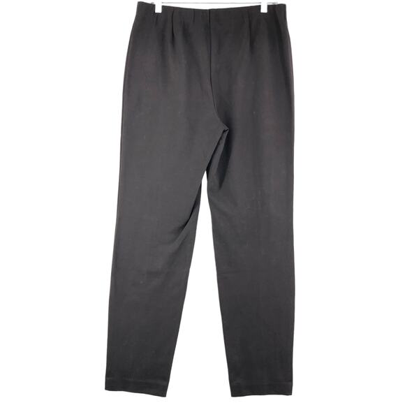 J Jill Womens Size M Pants Ponte Knit Slim Leg Seamed Tapered Stretch Brown - Picture 5 of 13